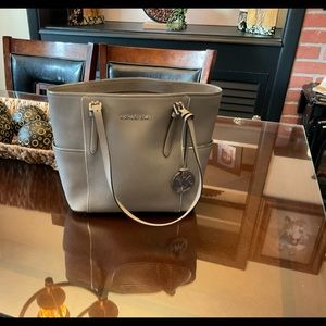 Gorgeous Gray Michael Kors Handbag!!
